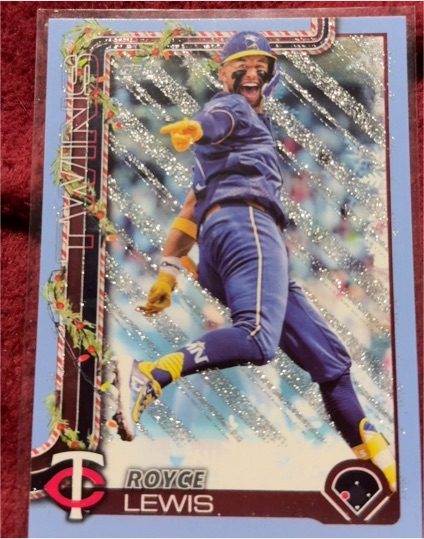 2025 Topps Holiday #H194 Royce Lewis — front