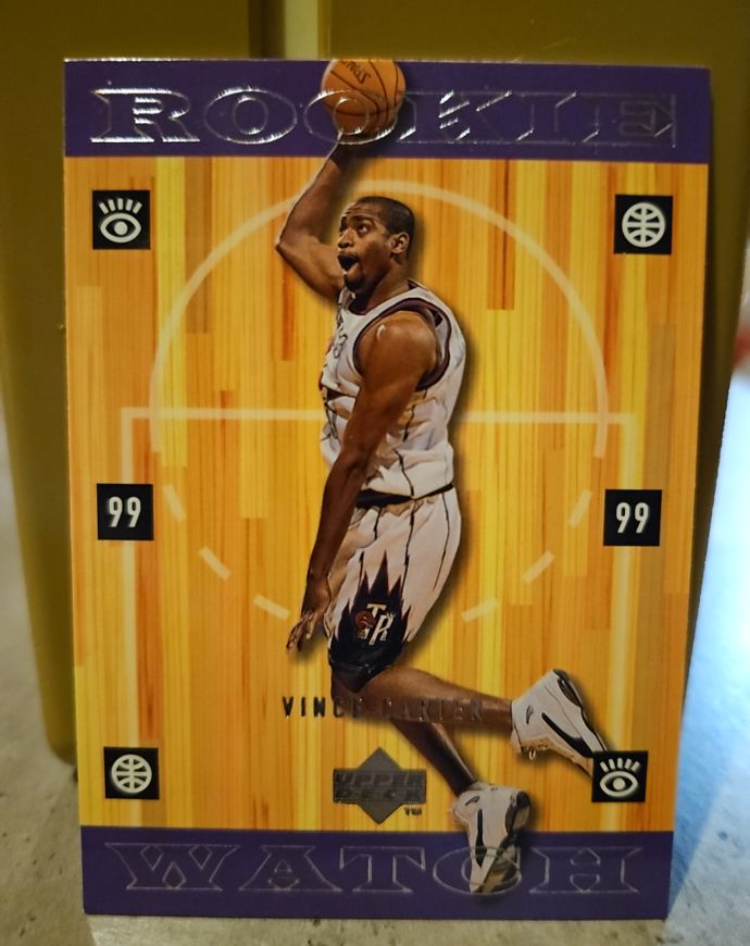 1998-99 Upper Deck #316 Vince Carter Rookie Watch — front
