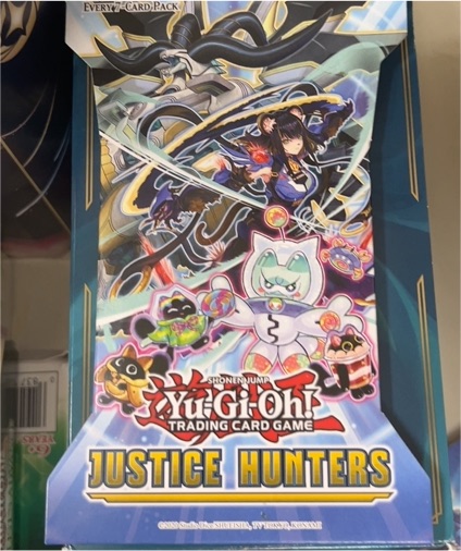2023 Yu-Gi-Oh! Justice Hunters Booster Pack — front