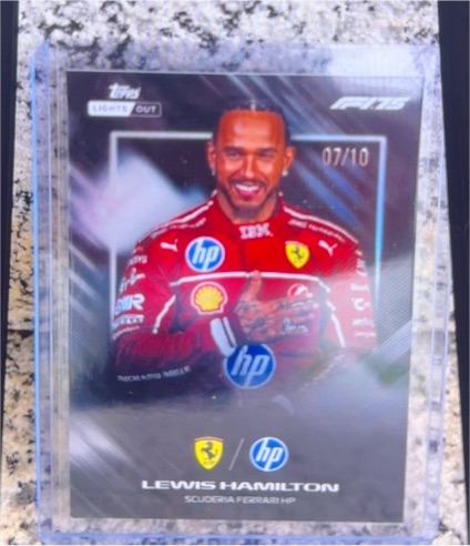 2025 Topps F1 Lights Out #07 Lewis Hamilton — front