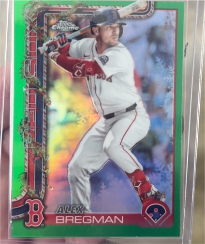 2025 Topps Holiday #H154 Alex Bregman — front