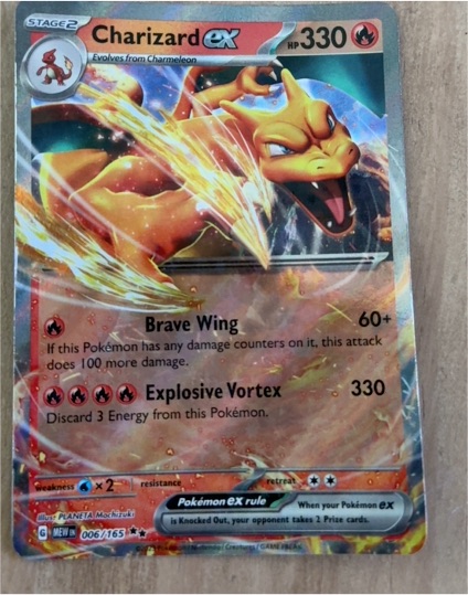 2022 Pokémon TCG Scarlet & Violet 151 #006 Charizard ex — front