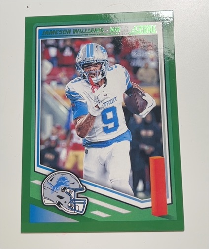 2025 Panini Score #134 Jameson Williams — front