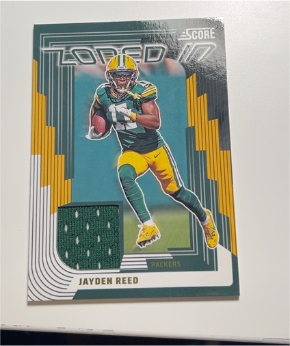 2025 Panini Score Zoned In #ZON-JRD Jayden Reed — front