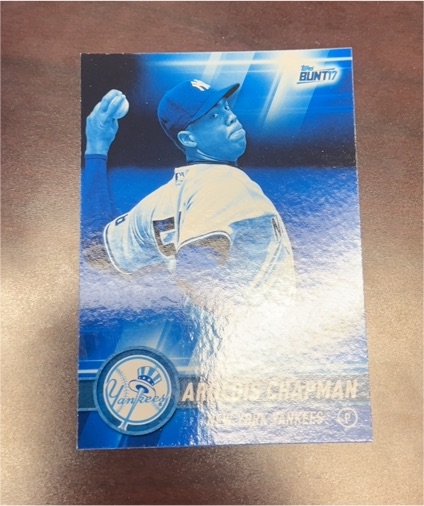 2017 Topps Bunt #117 Aroldis Chapman — front