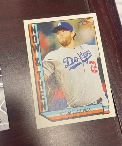 2016 Topps Heritage High Number Now and Then #NT-14 Clayton Kershaw — front