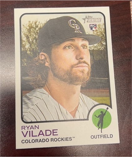 2022 Topps Heritage #112 Ryan Vilade — front