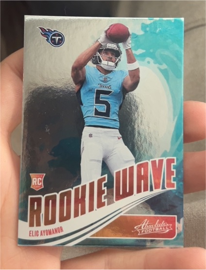 2025 Panini Absolute Rookie Wave #RW-EAR Elic Ayomanor — front