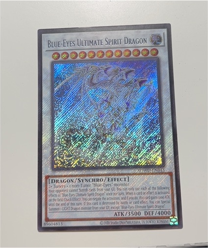 2010 Yu-Gi-Oh! RA02-EN030 Blue-Eyes Ultimate Spirit Dragon — front