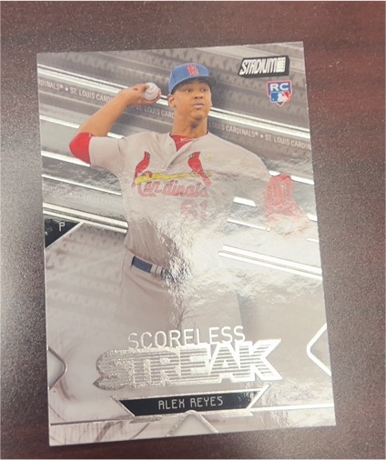 2017 Topps Stadium Club Scoreless Streak #SS-AR Alex Reyes — front