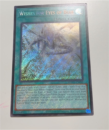 2020 Yu-Gi-Oh! Majesty of the White Dragons SDWD-EN032 Wishes for Eyes of Blue — front