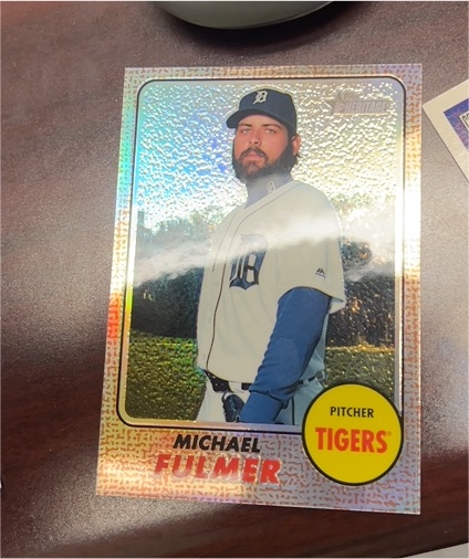 2017 Topps Heritage Chrome #484 Michael Fulmer — front