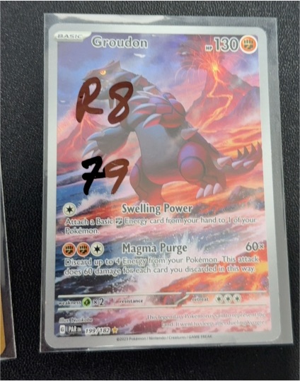 2023 Pokémon SV04: Paradox Rift #199 Groudon — front