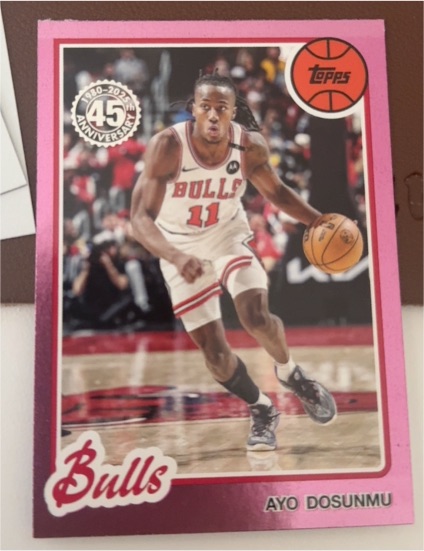2025-26 Topps #80BK-21 Ayo Dosunmu — front