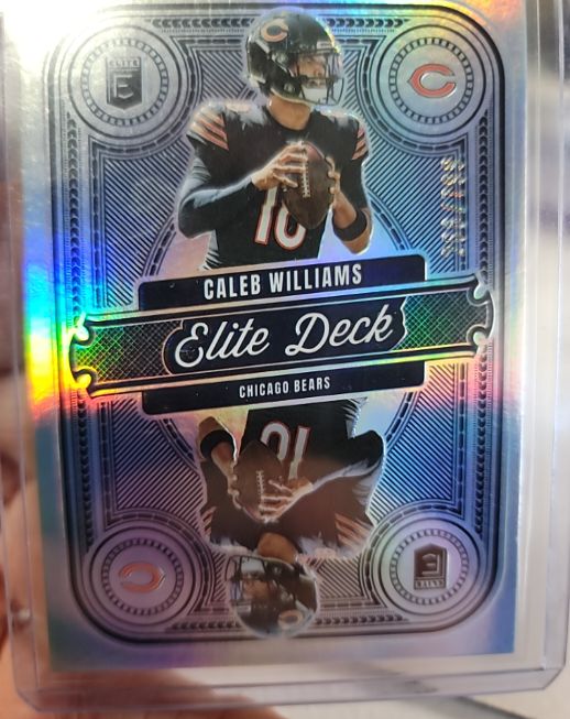 2025 Panini Donruss Elite #5 Caleb Williams Elite Deck Silver /799 Chicago Bears — front