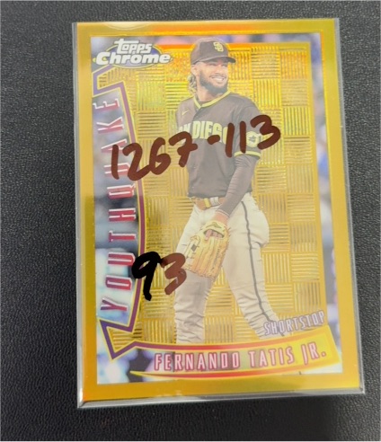 2022 Topps Chrome Sonic - 1996 Youthquake #YQ-27 Fernando Tatís Jr. — front