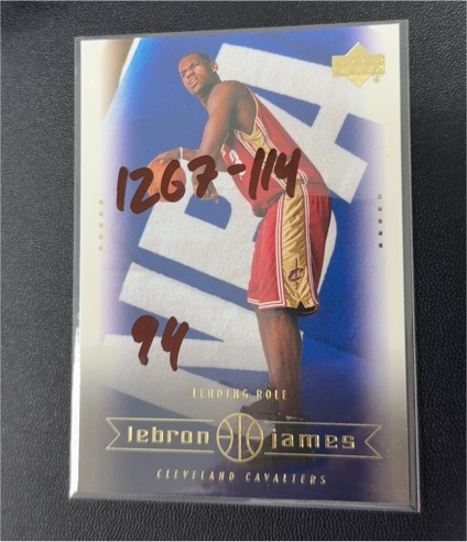 2003 Upper Deck #21 LeBron James Leading Role — front