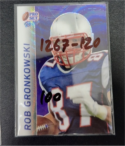 1991 Pro Set #346 Rob Gronkowski — front
