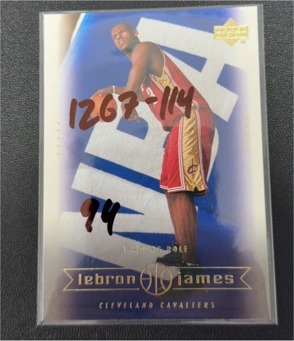 2003 Upper Deck #21 LeBron James Leading Role — front