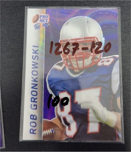 1993 Pro Set #120 Rob Gronkowski — front