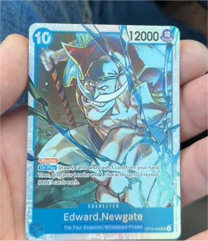One Piece CCG 2025 OP13-042 Edward.Newgate — front