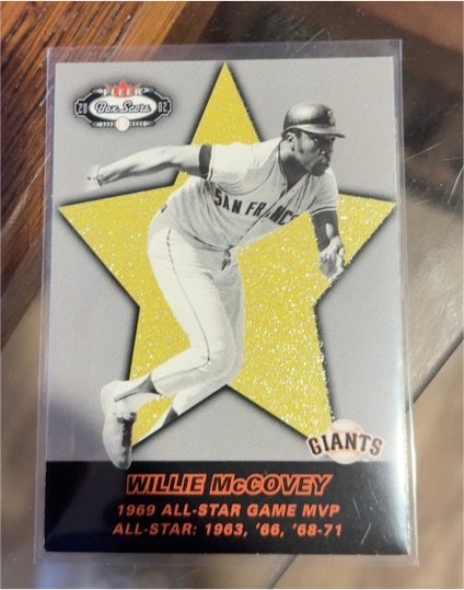 2002 Fleer Box Score #243 Willie McCovey — front