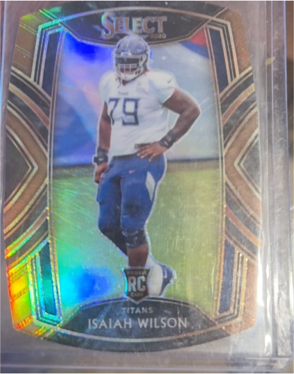 2020 Panini Select #291 Isaiah Wilson Silver Prizm Rookie — front