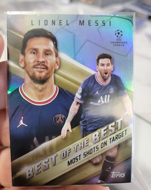 2021-22 Topps UEFA Champions League Best of the Best #BB-14 Lionel Messi — front