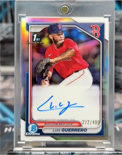 2024 Bowman Chrome #CPA-LG Luis Guerrero — front