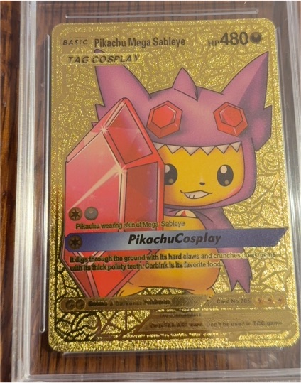 Pikachu Mega Sableye Tag Cosplay #005 Fan Art — front