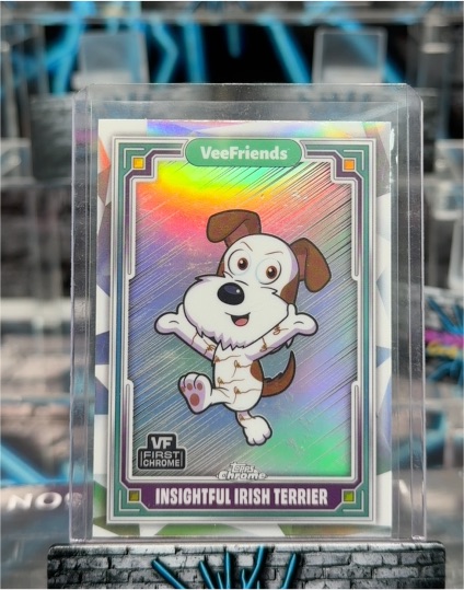2025 Topps Chrome VeeFriends #58 Insightful Irish Terrier — front