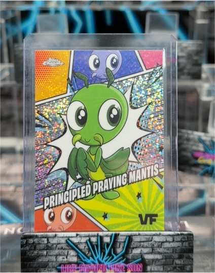 2025 Topps Chrome VeeFriends #MSS-90 Principled Praying Mantis — front