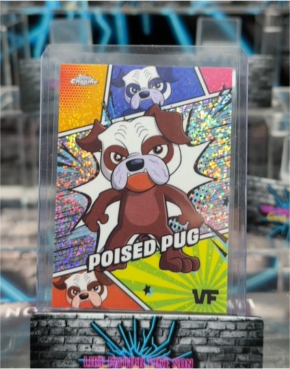 2025 Topps Chrome VeeFriends Manga Speckle #MSS-85 Poised Pug — front