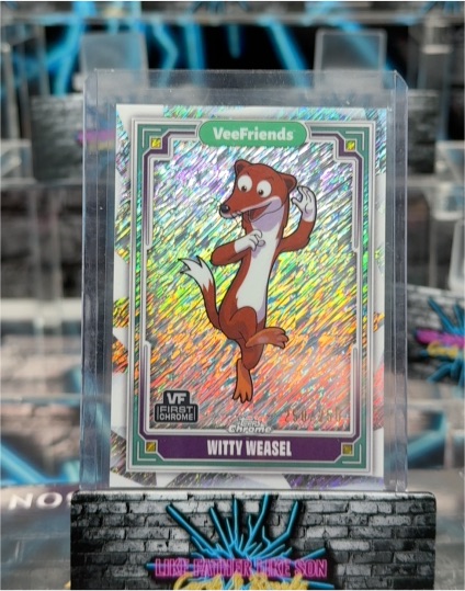 2025 Topps Chrome VeeFriends #91 Witty Weasel — front