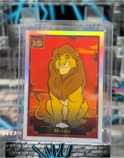 2024 Topps Chrome Disney Lion King 30th Anniversary #LK-3 Mufasa — front