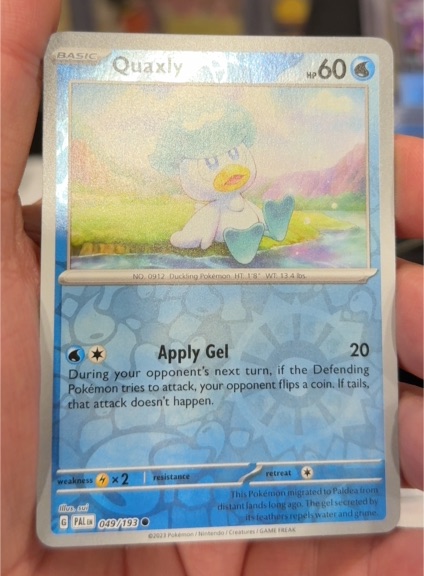 2023 Pokémon SV02: Paldea Evolved #049 Quaxly — front