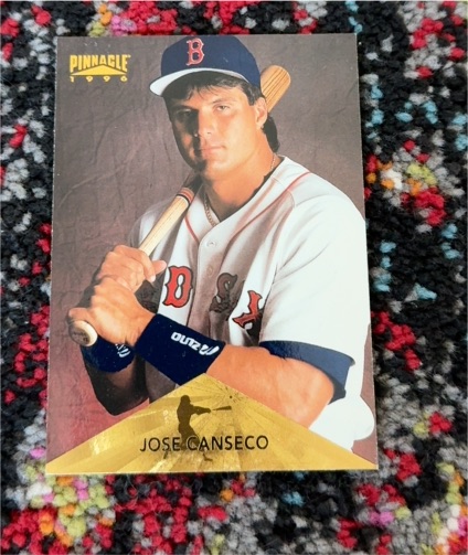 1996 Pinnacle #36 Jose Canseco — front