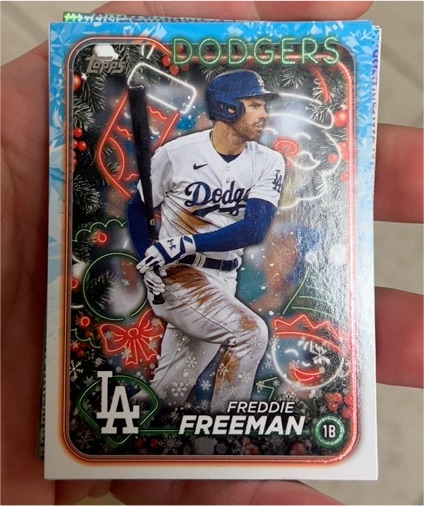 2024 Topps Holiday #H56 Freddie Freeman — front