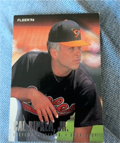 1996 Fleer #15 Cal Ripken Jr. — front