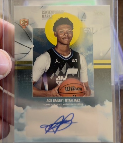 2025-26 Topps Contemporary Marks #CM-AB Ace Bailey — front