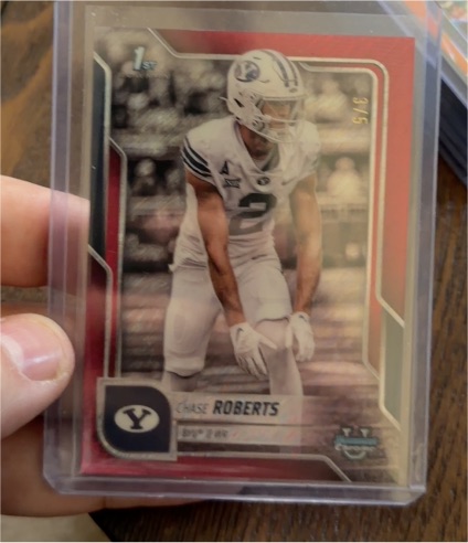 2025 Bowman Chrome University #51 Chase Roberts — front