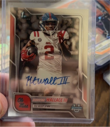 2025 Bowman Chrome #BCA-HW Harrison Wallace III — front
