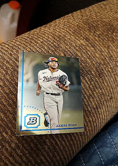 2022 Bowman Heritage Prospects #BHP-22 James Wood — front