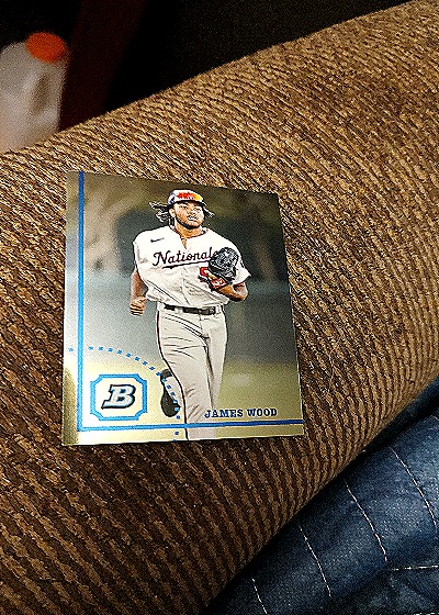 2022 Bowman Heritage #BHP-22 James Wood — front