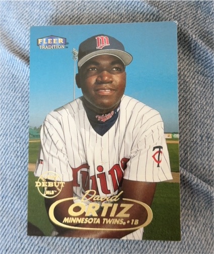 1998 Fleer Tradition #285 David Ortiz — front