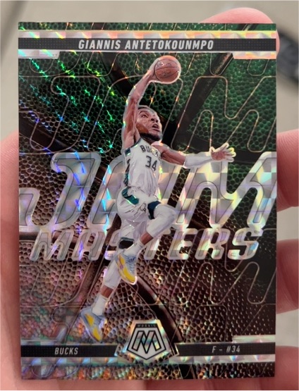 2024-25 Panini Mosaic #14 Giannis Antetokounmpo Jam Masters — front