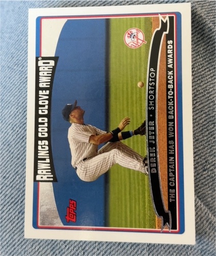 2006 Topps #246 Derek Jeter Gold Glove Award — front