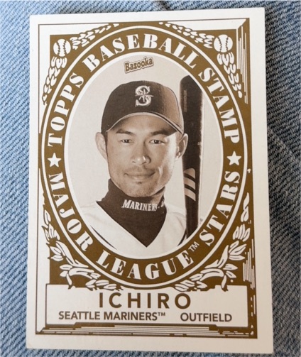2006 Topps Bazooka Stamps #26 Ichiro Suzuki — front
