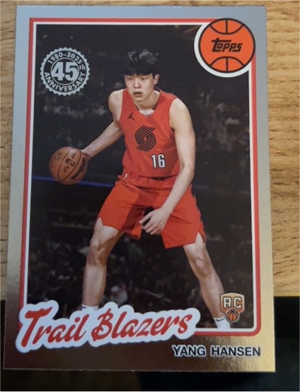 2025-26 Topps #80BK-62 Yang Hansen — front