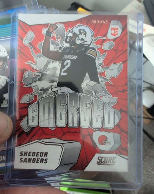 2025 Panini Score #6 Shedeur Sanders — front